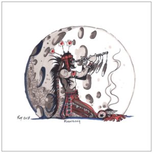 Moonsong Greeting Card – Bill Roy OUT OF STOCK