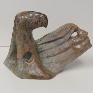 “Carrying Forth the Spirit” handmade original soapstone carving by Anthony Antoine
