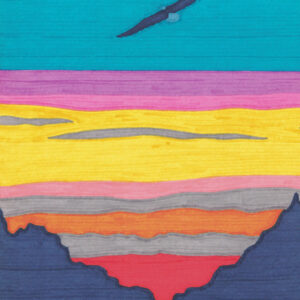 “Way Up North” original illustration by Christopher Chambaud felt-tip on paperboard  8.5″x 11″ – SOLD