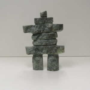 “Inukshuk” original soapstone carving by Anthony Antoine – SOLD