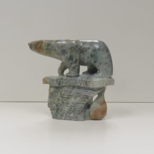 “Teardrop Bear” original soapstone carving by Anthony Antoine – SOLD