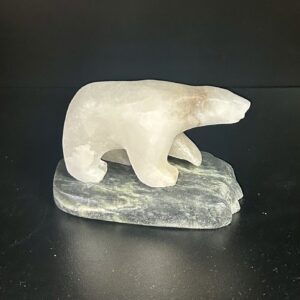 “Large Paw Prints to Fill” original soapstone carving by Anthony Antoine