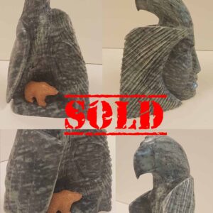 Legends – Original Soapstone Carving by Anthony Antoine – SOLD