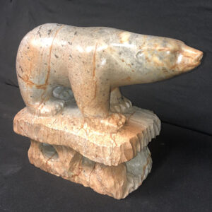 On New Ice – Original Soapstone Carving by Anthony Antoine