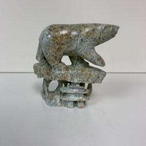 “Look Out” original soapstone carving by Anthony Antoine
