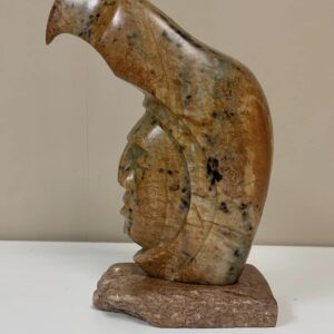 “Leadership” original soapstone carving by Leo Arcand