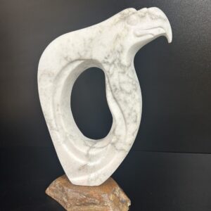 “Protection” original BC Quartz carving by Leo Arcand