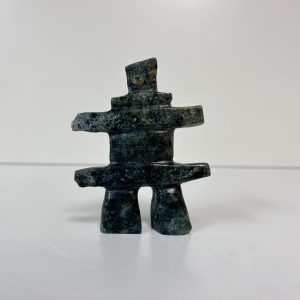 “Inukshuk” original soapstone carving by Anthony Antoine
