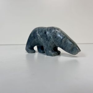 “Polar Bear” original soapstone carving by Anthony Antoine