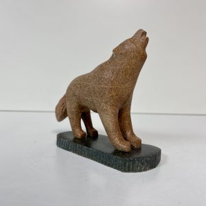 “Howler” original soapstone carving by Anthony Antoine