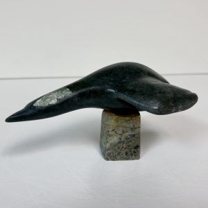 “Soaring Through the Sky” original bird soapstone carving by Anthony Antoine