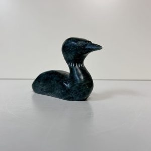 “Loon” original soapstone carving by Anthony Antoine – Canadian Goose – Cobra Chicken