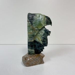 “Storyteller” original soapstone carving by Anthony Antoine