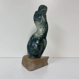 “My Owly Thoughts” original soapstone carving by Anthony Antoine