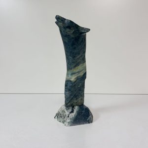 “Northern Lights Song” original soapstone carving by Anthony Antoine