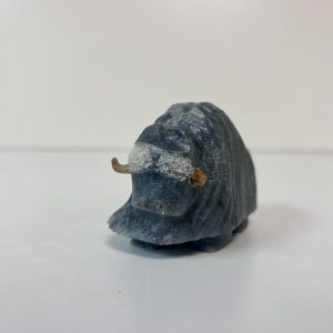 “Muskox” original soapstone carving by Anthony Antoine