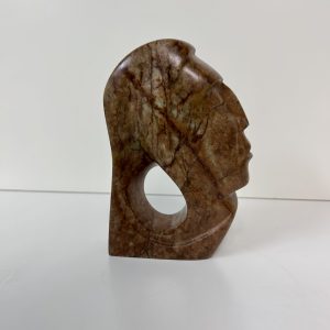 “My Life” original soapstone carving by Leo Arcand
