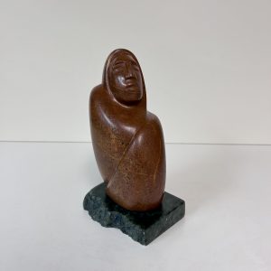"The Mother" original soapstone carving by Leo Arcand