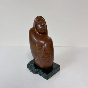 “The Mother” original soapstone carving by Leo Arcand