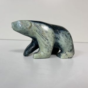 “Aurora Polar Bear” original soapstone carving by Anthony Antoine
