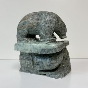 "Sealed Fate" original soapstone carving by Anthony Antoine
