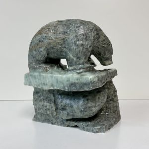 “Sealed Fate” original soapstone carving by Anthony Antoine